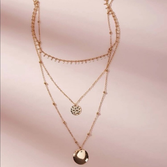 LAST ONE Luck of The Irish Layered Coin Necklace - Picture 2 of 4